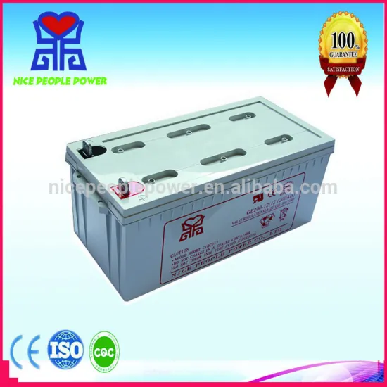 Deep cycle gel battery 12V200AH with high quality suitable for solar system