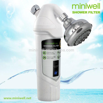 shower water filter with shower head, 99% remove chlorine for housing spa with carbon kdf media