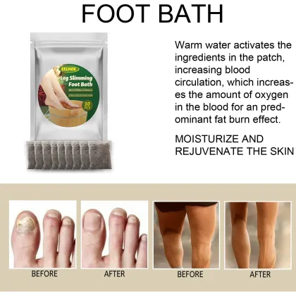 Ginger and Herbal Foot Soak for Lymphatic Drainage and Leg Slimming