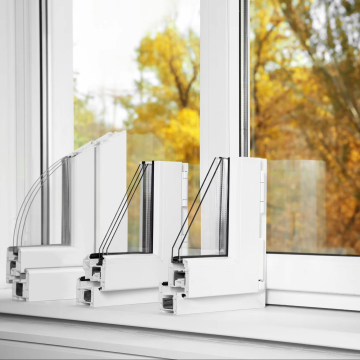 US Standard High Thermally Broken Aluminum Casement Window with Heat Insulation Glass