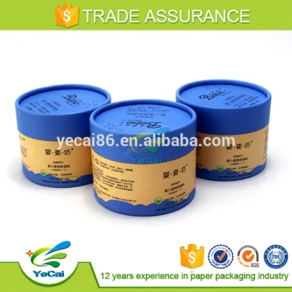 delicate paper cardboard Baby talcum powder tube