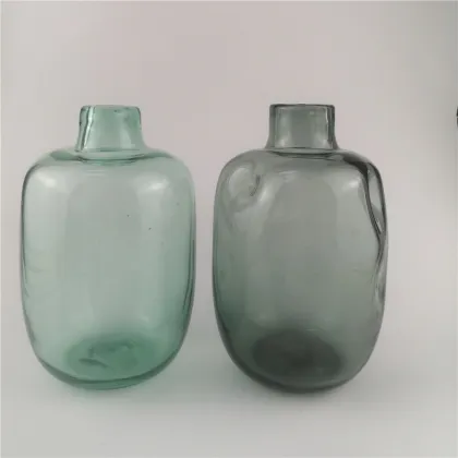 recycle green glass vases decorative modern vases tabletop