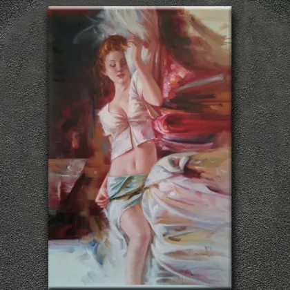 Sexy nude girl canvas paintings