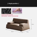 Damascus leather living room sofa