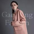 Cappotto in cashmere basic rosa