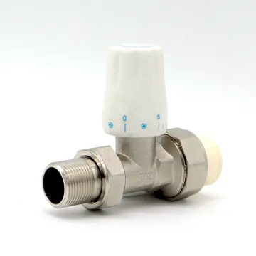 PPR Manual thermostatic home floor heating  HVAC brass thermostat radiator valve