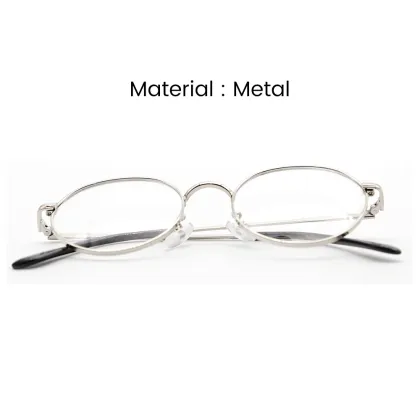 New Design Ready Silver Metal Optical Eyewear for Myopia
