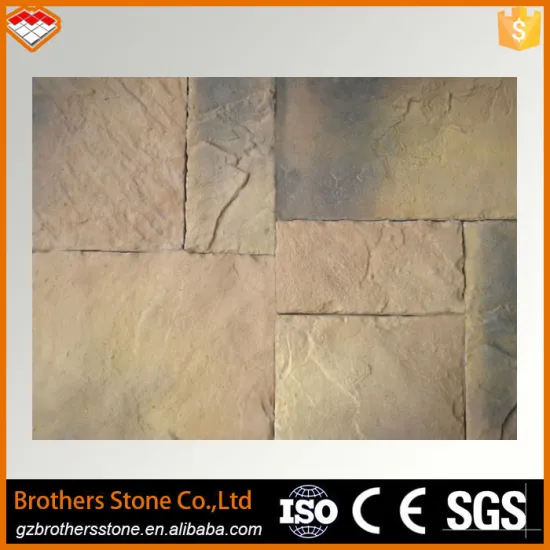 Artificial flexible thin slate stone veneer