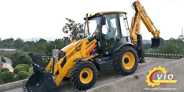 LIUGONG 70kw 8400kg CLG777A backhoe loader with price