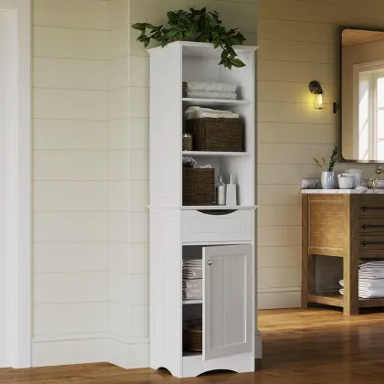 Modern Ashland Bathroom Freestanding Storage Cabinet