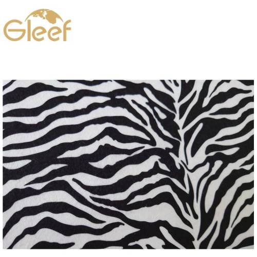 China needle punched printed non-woven felt animal skin Supplier
