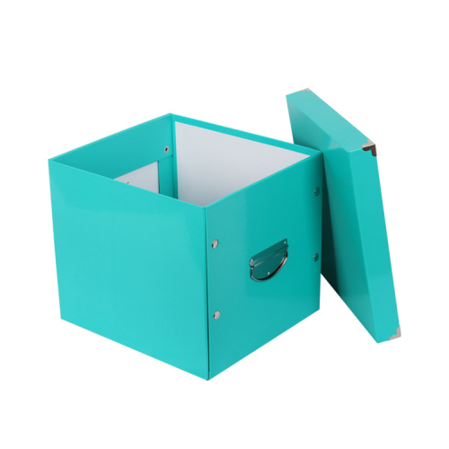 APEX Custom Cardboard Storage Bin with Strong Handles