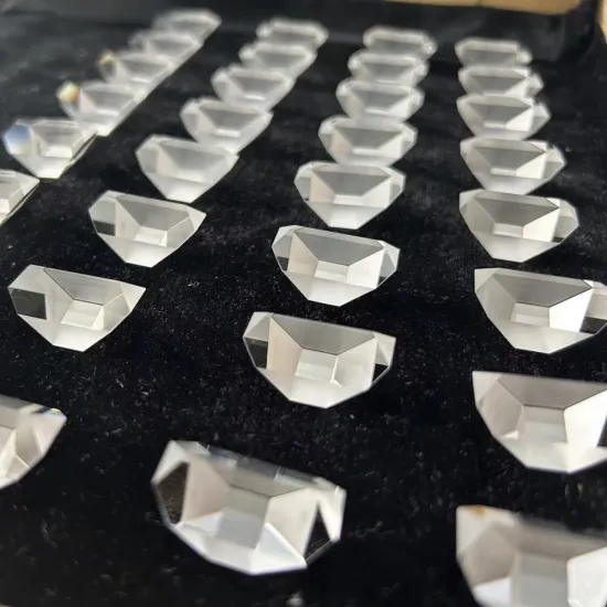 Customize Optical Glass Fused Silica Quartz Glass Roof Prism