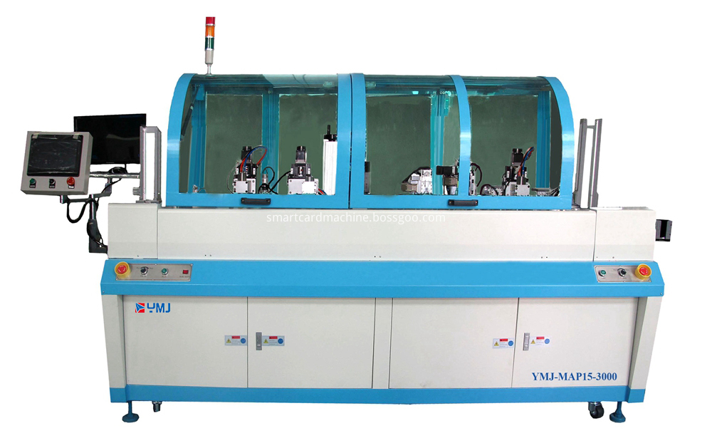 Dual Interface Card Milling and Pulling Out Machine