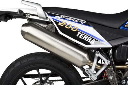Carbon Fiber Exhaust Muffler for Qingqi QM200GY QM150GY Motorcycle