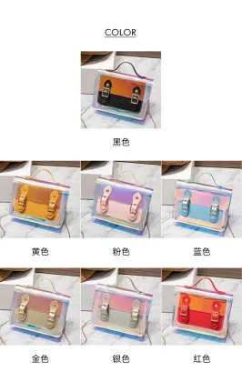 Custom imitation leather backpack small handbag purse