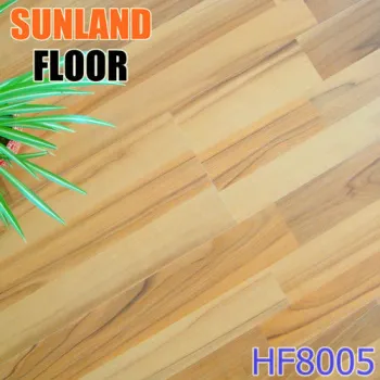 High gloss AC3 apple wood cheap parquet flooring laminate floor HF8005