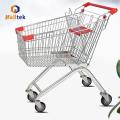 Trolley de compras de alambre de supermercados de estilo europeo