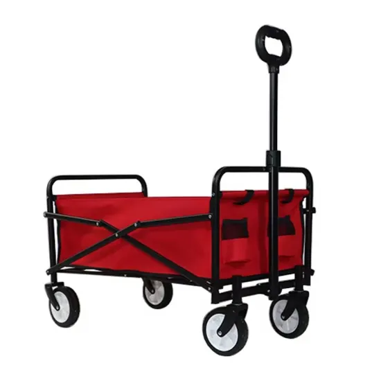 Hot Selling Outdoor Camp Car Camping Trolley - Jetshark Collapsible Folding Portable Wagon Cart
