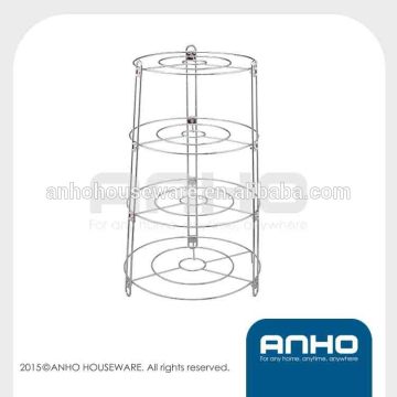 4-Tier Iron Pan Stand