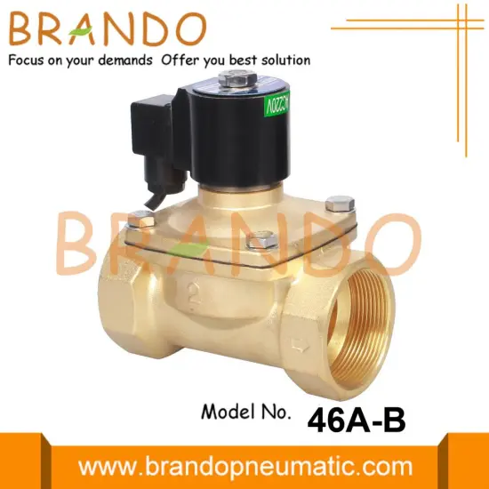 2 Inch Fountain Brass Solenoid Valve IP68 Underwater
