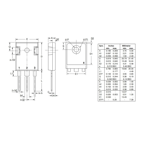 High voltage capacity TO-247 160A SCR