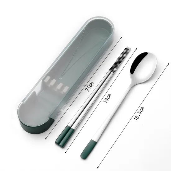 Hot Sale 304 Stainless Steel Portable Travel Tableware for Picnics