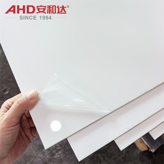 High Gloss White Acrylic Display Sheet