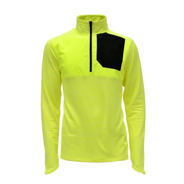 804 Customized Long Sleeve Quarter Zipper Sport Hoodie for Men - Comfortable and Breathable Fitness Wear