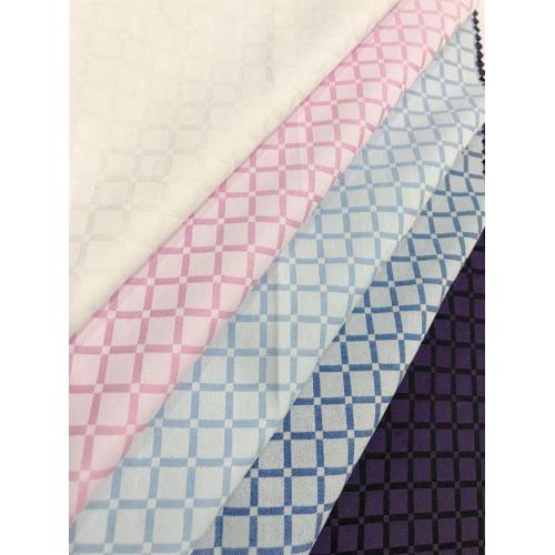 Polyester Cotton Tooling Jacquard Blended Dyed Fabric