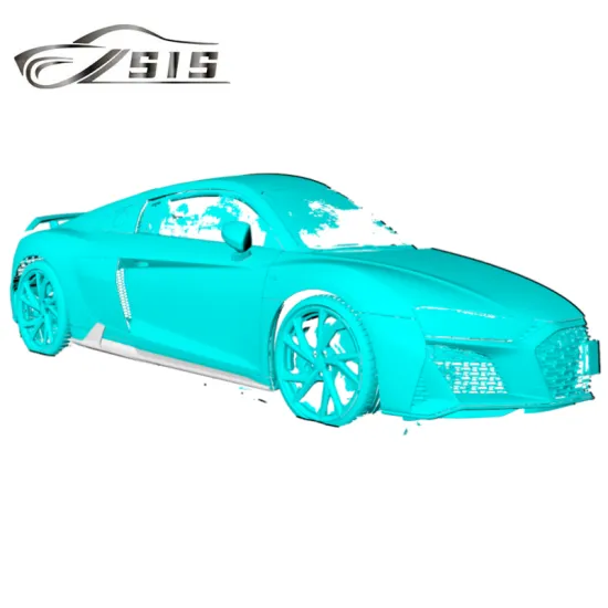 2023 Dry Carbon Fiber Side Skirt Kit for Audi R8 Coupe Bumper and Fender Plates