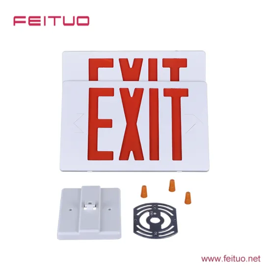 FEITUO RTS UL & cUL Certified LED Exit Sign - Double Sided