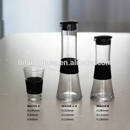 High quality glass carafe