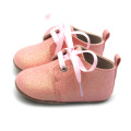 Розови блестящи обувки за момиче