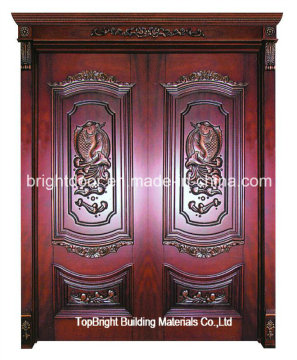 Old Antique Main Double Interior Door Wooden Door for Room Price