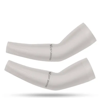 Ice Silk Sports Cycling Arm Sleeves for UV Protection in Summer