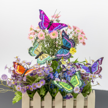 Artesanía de mariposa con papel de seda