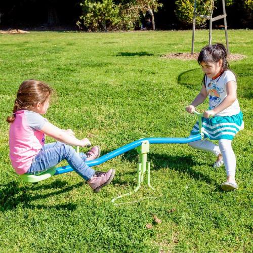 Seesaw Kids 360 Degree Rotate Metal Twirl Playground Seesaw Supplier