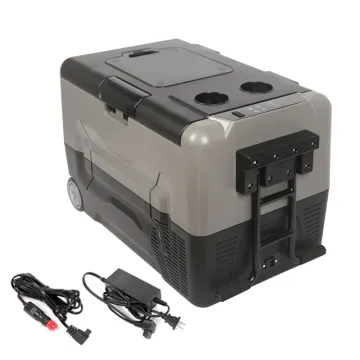 Portable 12V/24V Caravan Camping Fridge: 45L Freezer