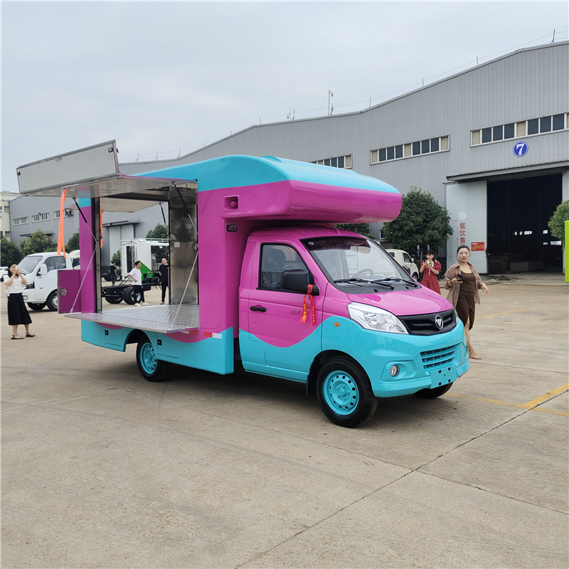 کامیون غذای وافل شربت افرا خوشمزه برای رویدادها