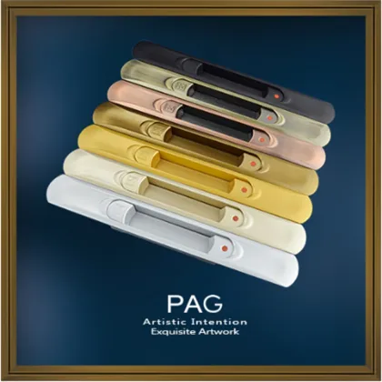 Sliding System Zinc Alloy Touch Lock