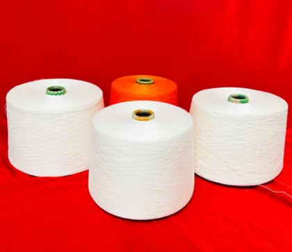 Viscose corespun yarn silk drape