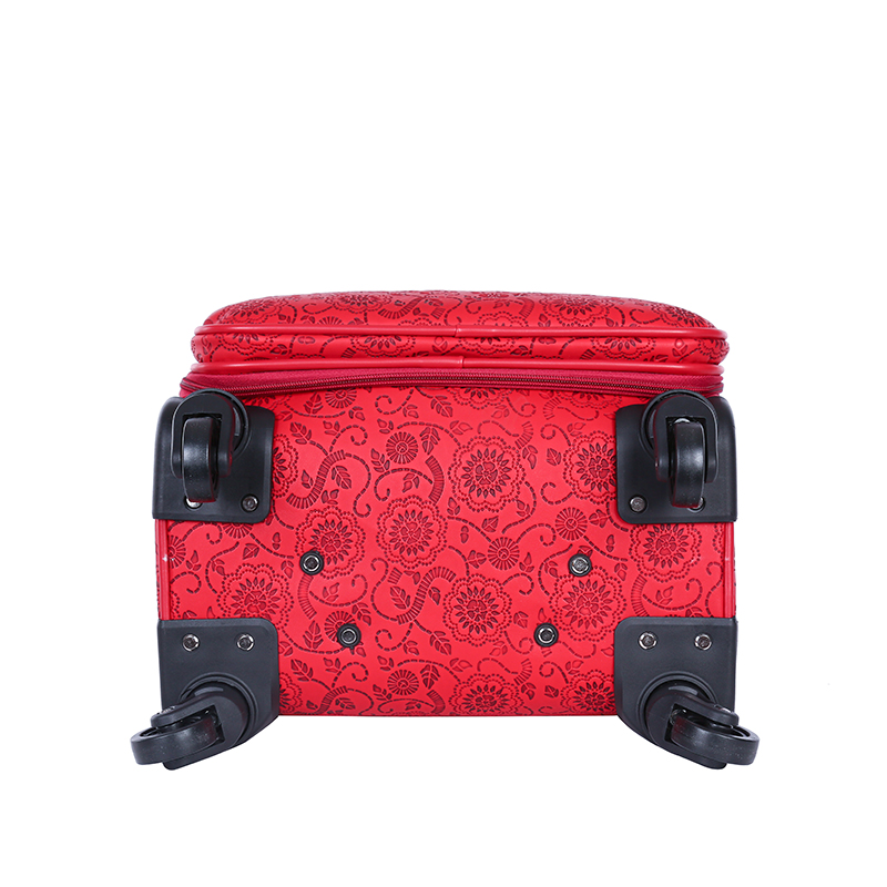 Wholesale 3pcs Colourful PU leather luggage4