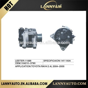 104210-3780 Auto parts 14V 100A alternator for Toyota LESTER:11088