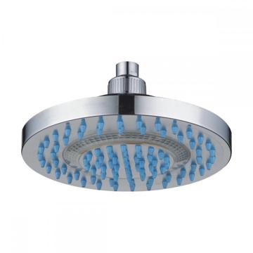 Rainfall high pressure overhead shower with self-clean silicone