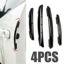 SALE 4pcs Car Sticker Door Edge Guards Trim Molding Protection Strip Scratch Protector Car Crash Barriers Door Guard Collision