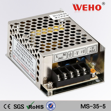 China small size 35w 5v ms-35-5 power supply