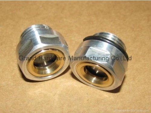 Aluminum oil sight glass