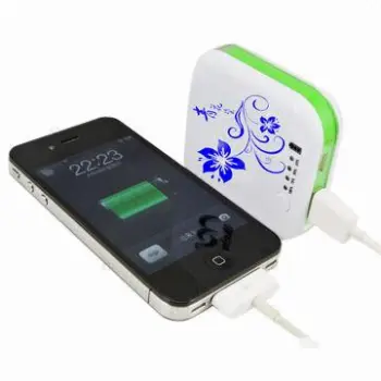 Power bank, 2600mAh, blue and white porcelain