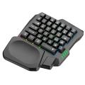 Small Keyboard for Mobile Gaming One-Handed RGB Backlit Keyboard For Xbox Factory